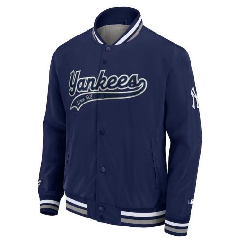 Fanatics MLB New York Yankees Sateen Jacket Athletic Navy 3XL