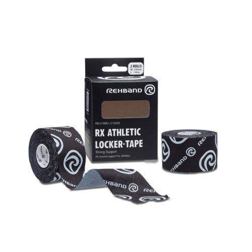 REHBAND RX ATHLETIC LOCKER-TAPE 2PACK BLACK