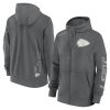 Nike Cotton Full-Zip Fleece Hoodie - NFL Kansas City Chiefs Iron Grey/Iron Grey XXL