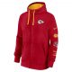 Nike Cotton Full-Zip Fleece Hoodie - NFL Kansas City Chiefs University Red/University Gold 3XL