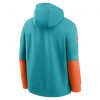 Nike Club Hoodie Team Issue - NFL Miami Dolphins Turbo Green/Brilliant Orange