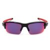 OAKLEY YOUTH FLAK XS FRAME-POLISHED BLACK LENS-PRIZM ROAD