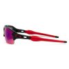 OAKLEY YOUTH FLAK XS FRAME-POLISHED BLACK LENS-PRIZM ROAD