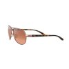 OAKLEY FEEDBACK FRAME-ROSE GOLD LENS-VR50 BROWN GRADIENT