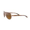 OAKLEY FEEDBACK FRAME-ROSE GOLD LENS-BROWN GRADIENT POLARIZED