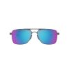 OAKLEY GAUGE 8 FRAME-MATTE GUNMETAL LENS-PRIZM SAPPHR IRIDIUM POLARIZED