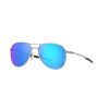 OAKLEY CONTRAIL FRAME-SATIN CHROME LENS-PRIZM SAPPHIRE