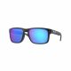 OAKLEY HOLBROOK FRAME-MATTE BLACK LENS-PRIZM SAPPHR IRIDIUM POLARIZED A