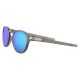 OAKLEY LATCH FRAME-MATTE GREY INK LENS-PRIZM SAPPHR IRIDIUM POLARIZED