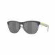 OAKLEY FROGSKINS LITE PRIZM BLACK LENSES, MATTE DARK GREY FRAME 63