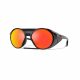 OAKLEY CLIFDEN FRAME-POLISHED BLACK LENS-PRIZM RUBY POLARIZED