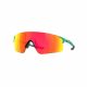 OAKLEY EVZERO BLADES PRIZM RUBY LENSES, MATTE CELESTE FRAME