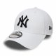 NEW ERA NEW YORK YANKEES LEAGUE ESSENTIAL 9FORTY WHITE ONE