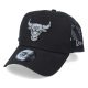 NEW ERA CHICAGO BULLS BOB TEAM LOGO 9FORTY TRUCKER CAP BLACK