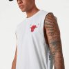 NEW ERA NBA CHICAGO BULLS TEAM LOGO TANK TOP WHITE