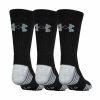 UNDER ARMOUR UA HEATGEAR CREW 3PK BLACK