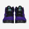 AIR JORDAN 5 RETRO SHOE GRAPE ICE/NEW EMERALD-BLACK-CLEAR