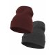 FLEXFIT PRE-PACK HEAVYWEIGHT LONG BEANIE CHARCOAL/MAROON