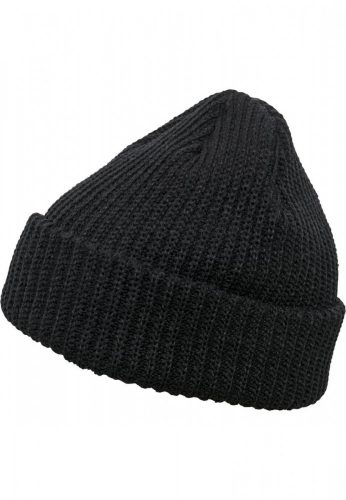 FLEXFIT RIB BEANIE BLACK