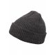 FLEXFIT RIB BEANIE CHARCOAL