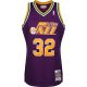 MITCHELL & NESS NBA UTAZ JAZZ KARL MALONE #32 SWINGMAN JERSEY PURPLE