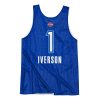 MITCHELL & NESS NBA REVERSIBLE MESH TANK TOP ALLEN IVERSON #1 WHITE