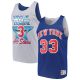 MITCHELL & NESS NBA REVERSIBLE MESH TANK TOP PATRICK EWING #33/3 WHITE/BLUE