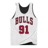 MITCHELL & NESS NBA REVERSIBLE MESH RODMAN #91 JERSEY BLACK/WHITE