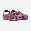 CROCS CLASSIC LISA FRANK CLOG NEON PURPLE/MULTI