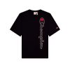 CHAMPION T T-SHIRT BLACK