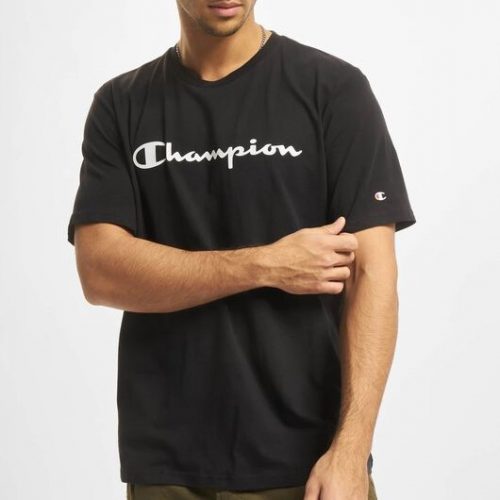 CHAMPION CREWNECK TEE BLACK_b