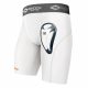 SHOCK DOCTOR CORE COMPRESSION SHORT WITH BIO-FLEX CUP WHITE