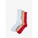 Karl Kani Kani Thug Life 3 Pack Socks white/red/sand 39-42