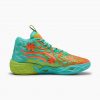 Puma MB.04 Lamelo Ball Scooby Doo Aquatic-Lime Smash-Heat Fire 38