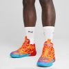 Puma MB.04 Lamelo Ball Phoenix Red-Orange Glow-Fluro Orange Pes-Purple Glimmer 42