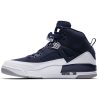 Jordan Spizike Shoe MIDNIGHT NAVY/METALLIC SILVER-WHITE