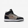 Air Jordan 1 Retro High (GS) Shoe BLACK/MTLC RED BRONZE-WHITE