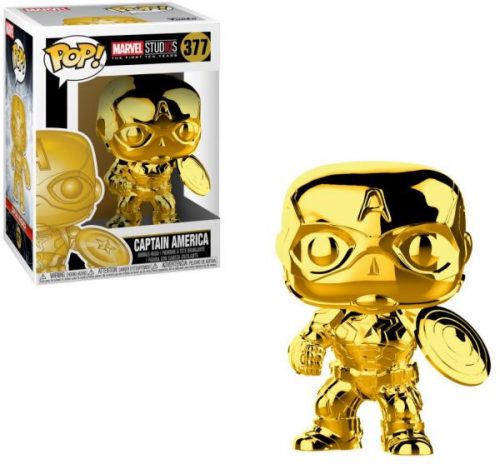 FUNKO POP! Marvel: MS 10 - Captain America (Chrome) MC