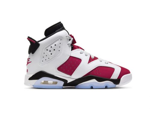 AIR JORDAN 6 RETRO (GS) WHITE/CARMINE-BLACK