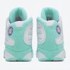 AIR JORDAN 13 RETRO (GS) WHITE/SOAR-AURORA GREEN-DIGITAL PINK