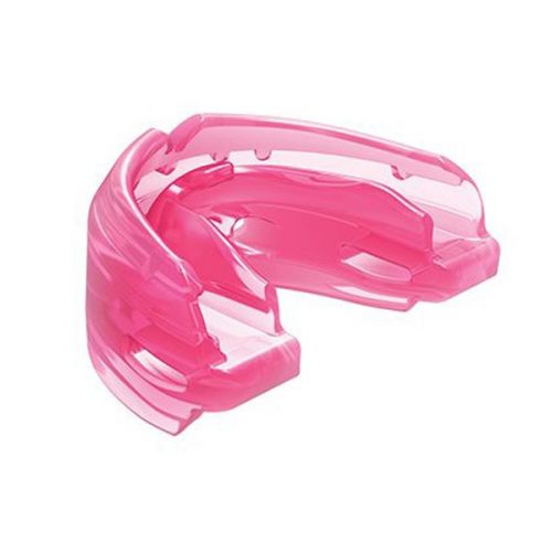 SHOCK DOCTOR DOUBLE BRACES MOUTHGUARD HOT PINK