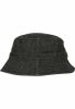 FLEXFIT DENIM BUCKET HAT BLACK/GREY