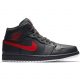 Air Jordan 1 Mid Shoe ANTHRACITE/GYM RED-WHITE