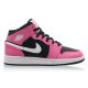 AIR JORDAN 1 MID (GS) BLACK/WHITE-PINKSICLE