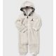 JORDAN BABY SHERPA HOODED COVERALL DESERT SAND