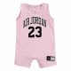 JORDAN JDB HBR/DNA JORDAN JERSEY ROMPER  PINK FOAM/PINK