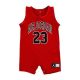 JORDAN JDB HBR/DNA JORDAN JERSEY ROMPER GYM RED/BLACK