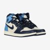 AIR JORDAN 1 RETRO HIGH OG  SAIL/OBSIDIAN-UNIVERSITY BLUE