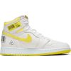 AIR JORDAN 1 RETRO HIGH OG WHITE/DYNAMIC YELLOW-BLACK-GYM RED