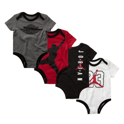 JORDAN MILESTONE BODYSUIT & STICKER SET MULTICOLOR